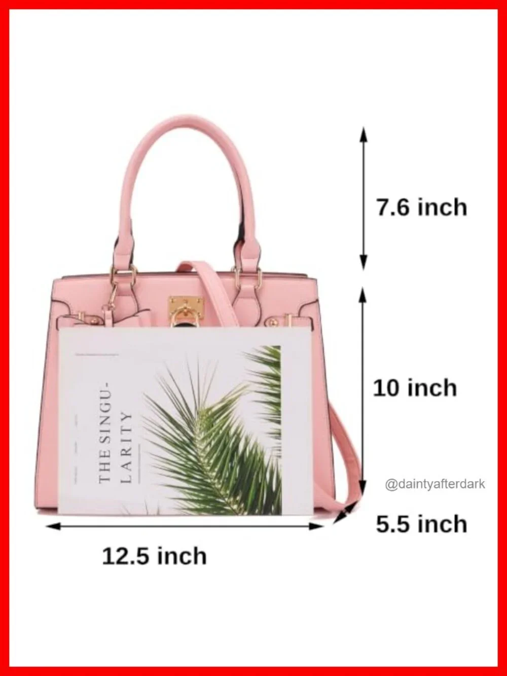 Vegan Leather Satchel Tote Handbag with Matching Wallet Clutch Set for Women